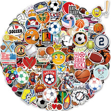 300 Pcs Sport Stickers for Kids, Sport Water Bottle Stickers, Vinyl Waterproo...