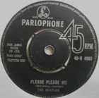 THE BEATLES: PLEASE PLEASE ME (Parlophone) 1963 7" Single