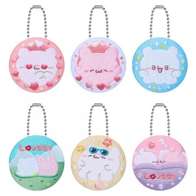 Keychain All 6 types set ''Love Ease Embroidery Charm''