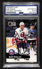 1991-92 Pro Set Rob DiMaio Signed/Autographed Card #430 PSA/DNA BA204340