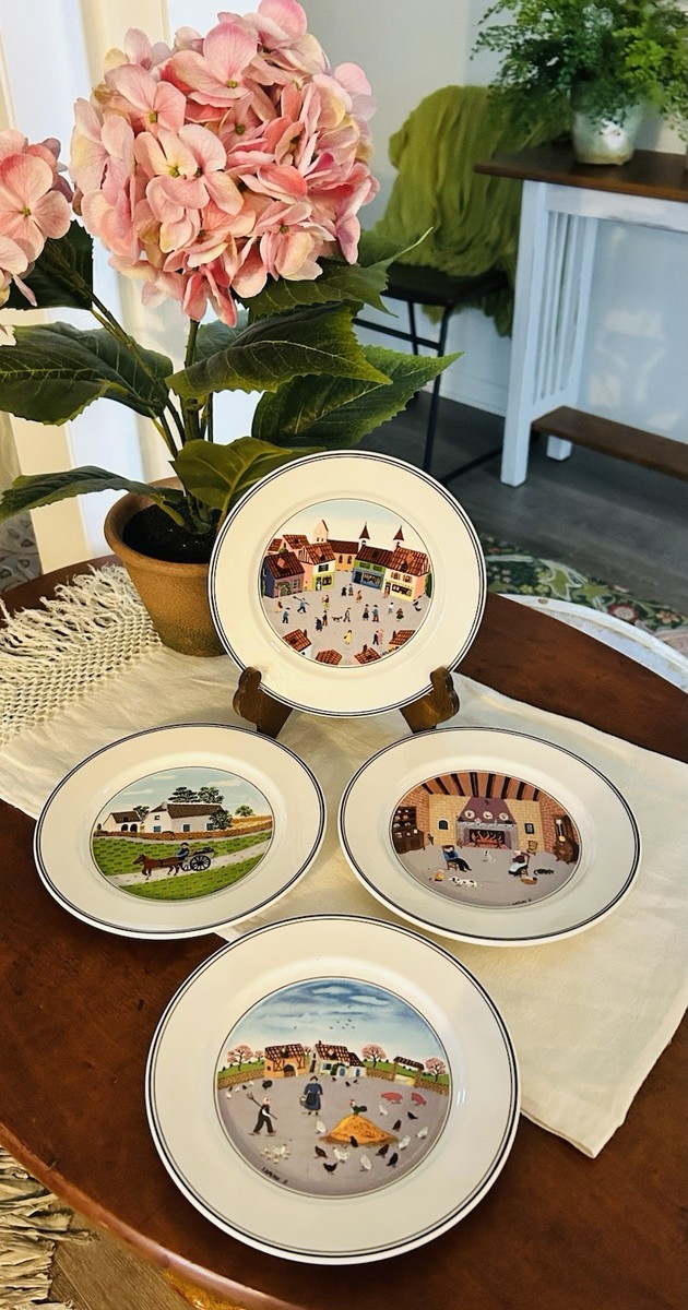 VILLEROY BOCH Porcelain Luxembourg DESIGN NAIF Set of SALAD
