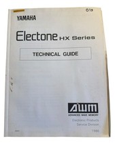 ORIGINAL Yamaha Electone HX Series Technical Guide Service Manual