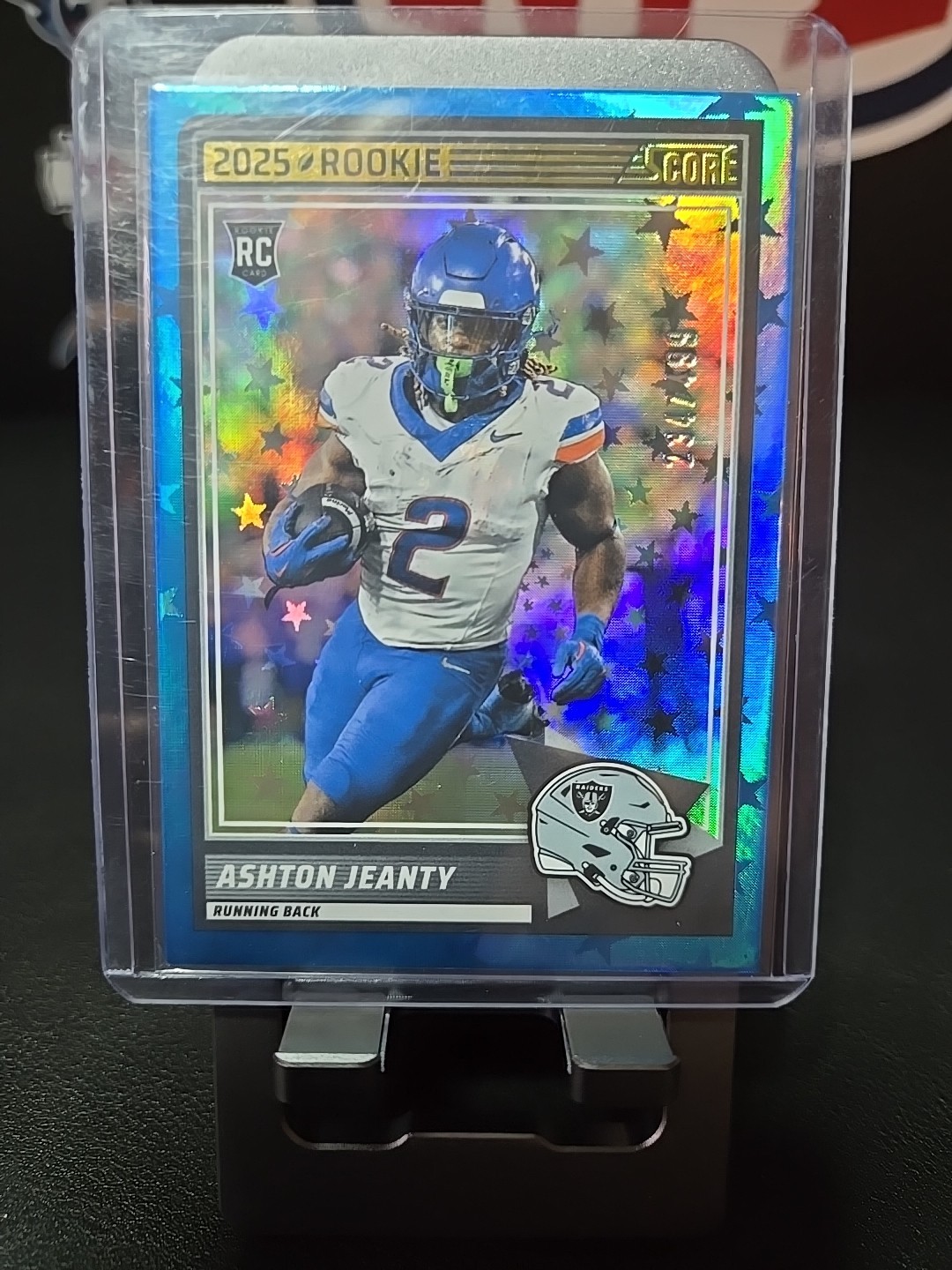 2025 Panini Score - Rookies Ashton Jeanty #14 Blue Stars 234/499 (RC)