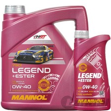 5L �L MANNOL LEGEND+ESTER SAE 0W40 passend f�r API SN/CH-4 VW 502/505 MB 229.5