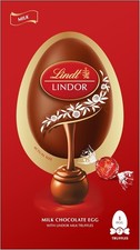 Lindt Lindor Milk Chocolate Easter Egg Medium, 183g - Contains Milk Chocolate