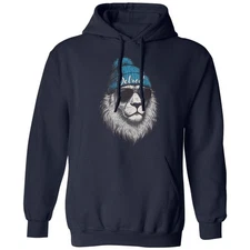 Cool Lion Support Detroit Design - Fans Gift Unisex Hooded Sweatshirt