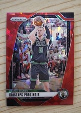2024-25 Prizm Kristaps Porzingis Red Ice #114 Factory Damage *SEE PHOTOS*