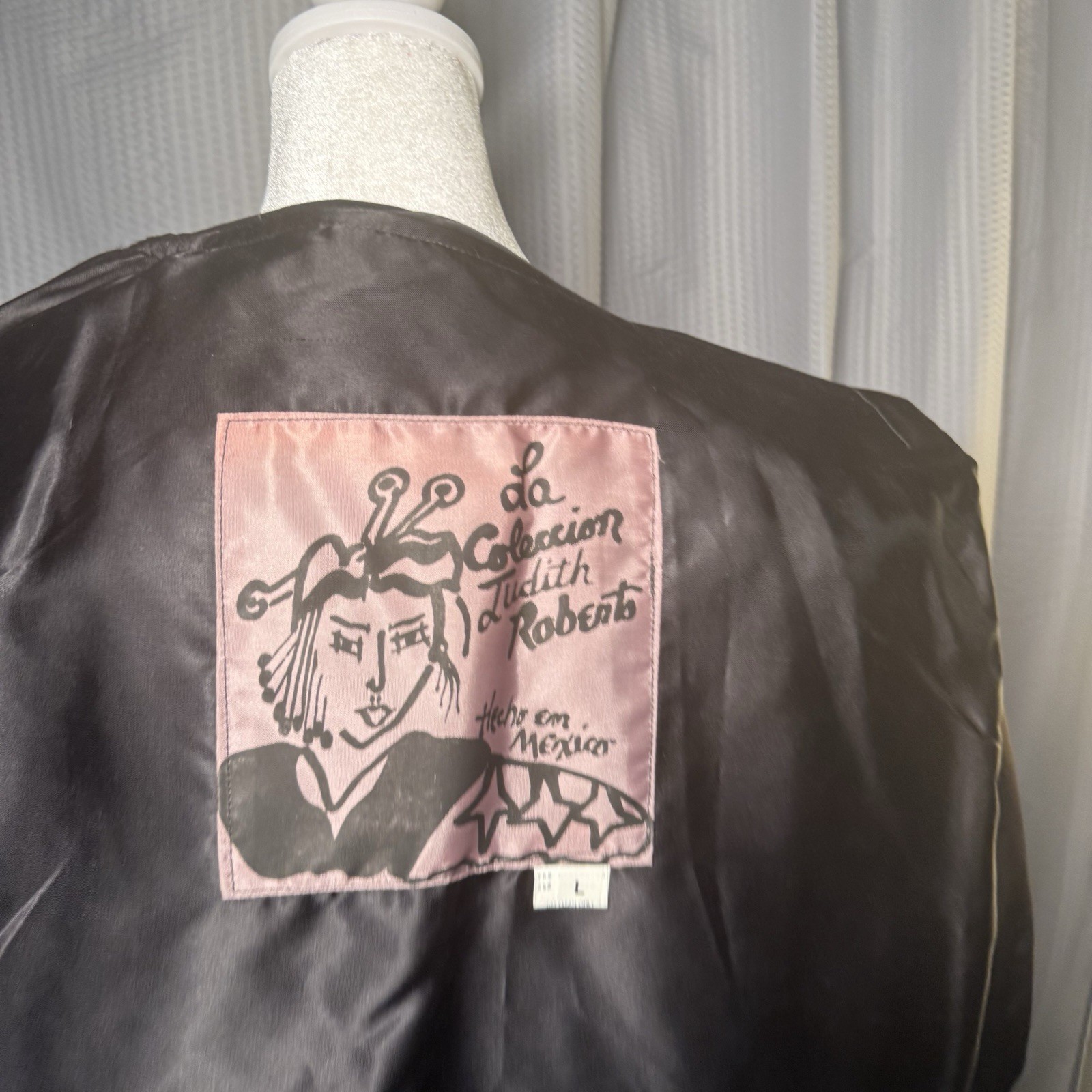 Vintage Mexico Patchwork Jacket Designer Boho Fes… - image 8