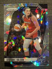 STEPHANIE DOLSON 2024 Panini Prizm WNBA Silver Cracked Ice 34 Washington Mystics