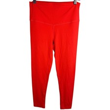 Zella High Waist Studio Lite Pocket Leggings Red Fiery NR477361MI Womens Medium