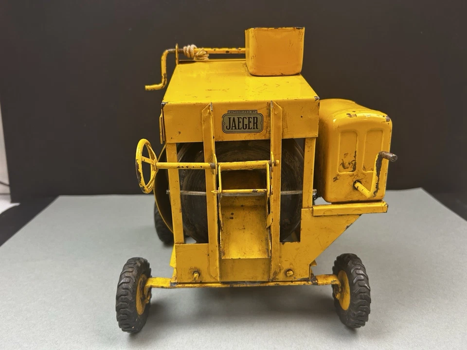 Juguete de construcción mezcladora de concreto Jaeger Doepke 14" años 50 vintage. Bonito Original Foto 3 de 4