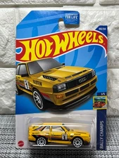 Hot Wheels Rally Champs 1/5 '84 Audi Sport Quattro 180/250 Yellow