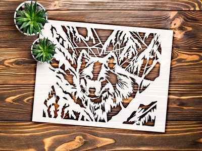 Intricate Floral Design Home Decor Reusable Plastic Stencil - StencilAir
