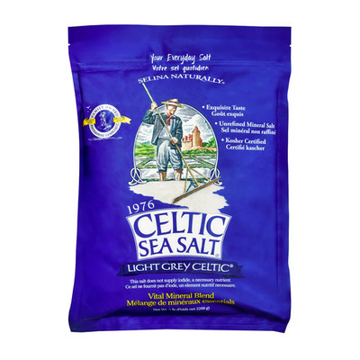 Light Grey  5 Pound Resealable Bag   Additive-Free, Delicious Sea Salt, Perfect