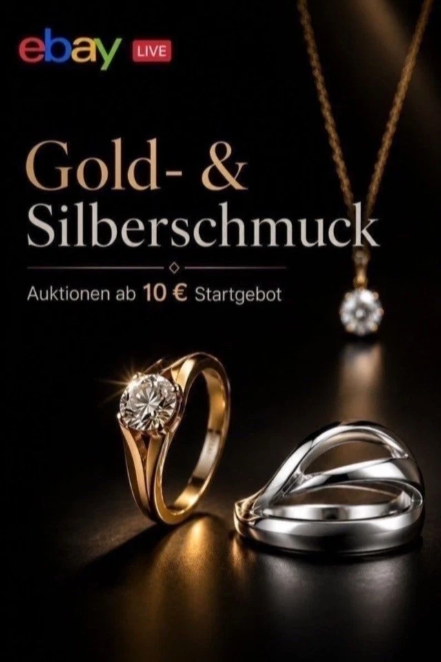 Gold-& Silberschmuck ✨ LIVE-Auktionen ab 1 Euro