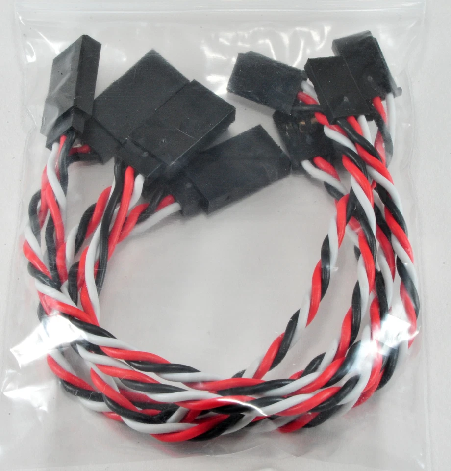 5 Pack: (5) 15CM Twisted 22awg Servo Extension Leads / Futaba - Image 3 of 3