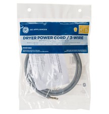 GE 4 ft. 3-Prong 30 Amp Dryer Cord