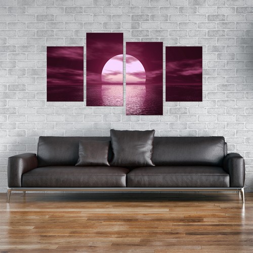 Extra Large Plum Canvas Wall Art Pictures 130cm Wide Prints XL 4004 - Picture 6 of 9