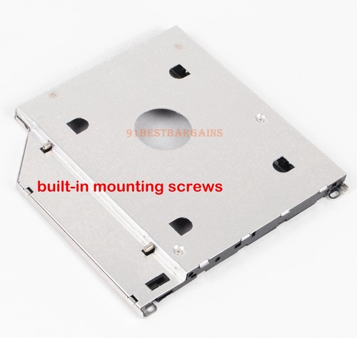 2.5" 2nd SATA HDD SSD Hard Drive Caddy Bay 9.5mm For Apple MacBook Pro Unibody - Picture 6 of 12