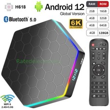 2023 Upgraded T95 Smart Android 12.0 TV Box Quad Core 6K WIFI6 HD Stream Player
