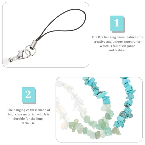 Tropical Green Hanging Chain Mobilfunkanhänger Handy-Ketten- -Accessoire - Zdjęcie 3 z 10