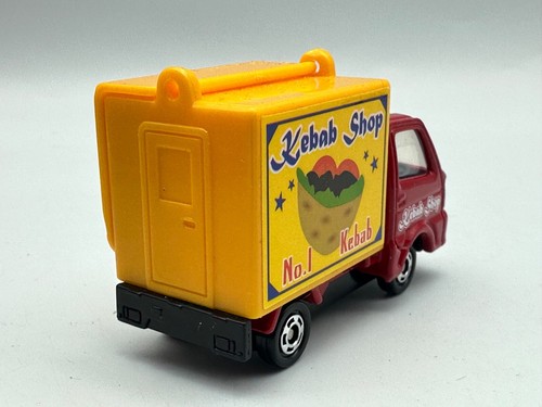 Tomica Tomy #57 Suzuki Carry Mobile Catering Truck, Kebab Shop, 1:64, Boxed - Picture 5 of 12