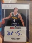 2023-24 Panini NBA Hoops Hunter Tyson Great Significance Autograph