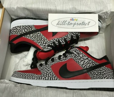 NIKE SUPREME DUNK Low SB Premium QS Sz US 8 9 10 11 12 CEMENT 