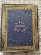The Gallery of Modern British Artists (1834) RARE PUBLISHED BY D. OMER SMITH
