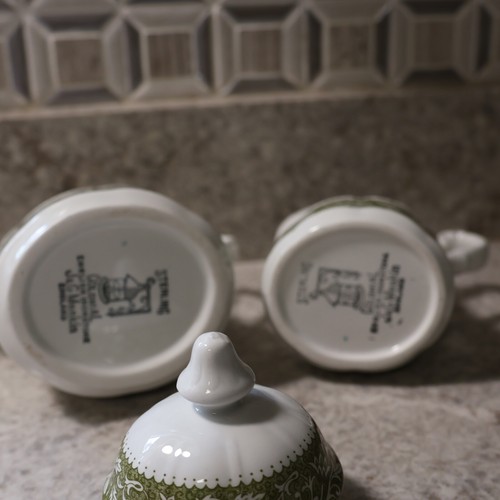 Sugar Bowl and Creamer J&G MEAKIN STERLING COLONIAL ENGLISH IRONSTONE Vintage - Picture 4 of 6