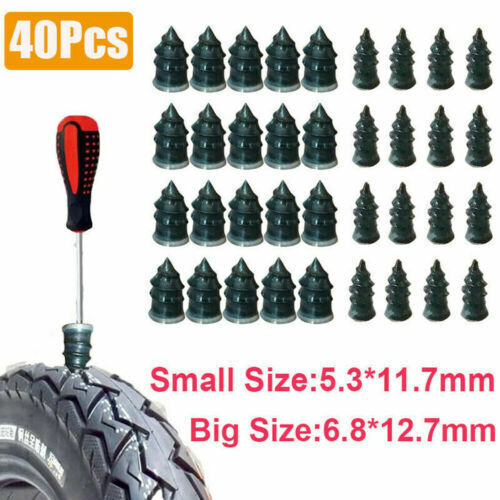 Tire Repair Screw in Rubber Plug Nail Car Tyre Puncture Repair Kit Off