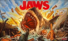 Jaws Pinball Translite from Stern Pinball - Pinball Backglass Art