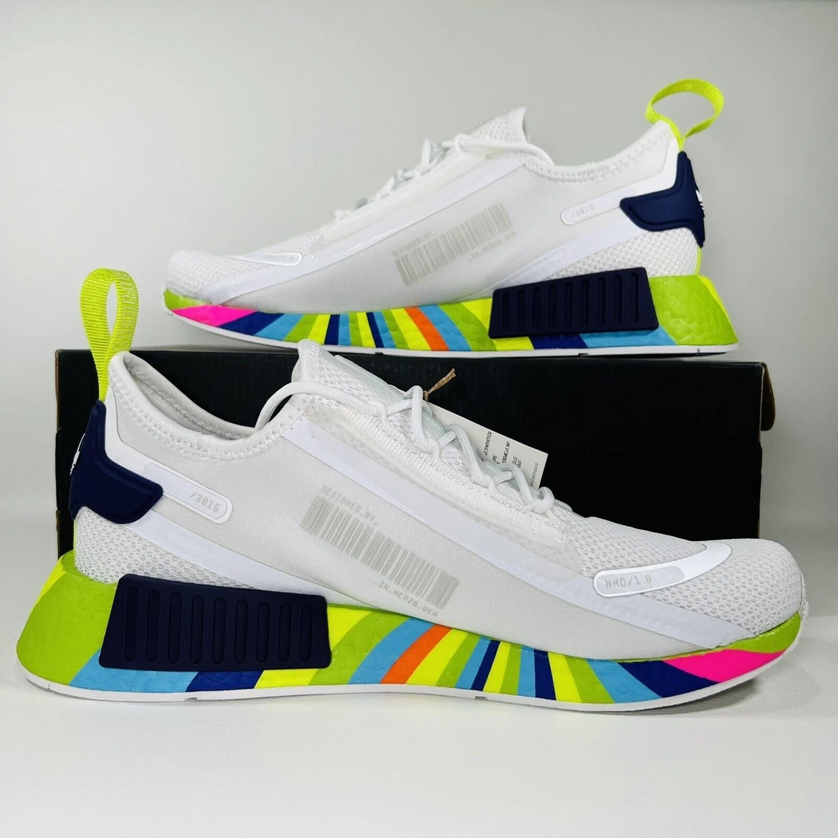 Adidas R1 Spectoo White Green Blue Orange Black Shoes GX2930 | eBay