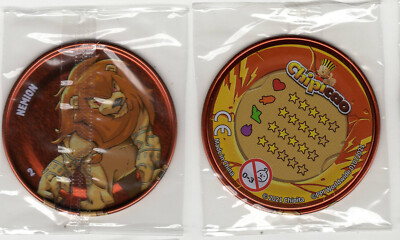 CHIPICAO HERCULES SERIE METALL POG TAZOS Nr. 2 NEMION NEU VERSIEGELT AUS GRIECHENLAND