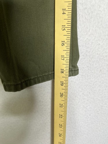 Lucky Brand Army Green Billy Straight Leg Jeans Regular Fit Girl's Size 7 - Picture 3 of 8