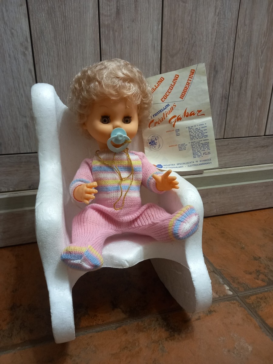 Cicciobello Coccolino GABAR 1983 Senza ciuccio piange