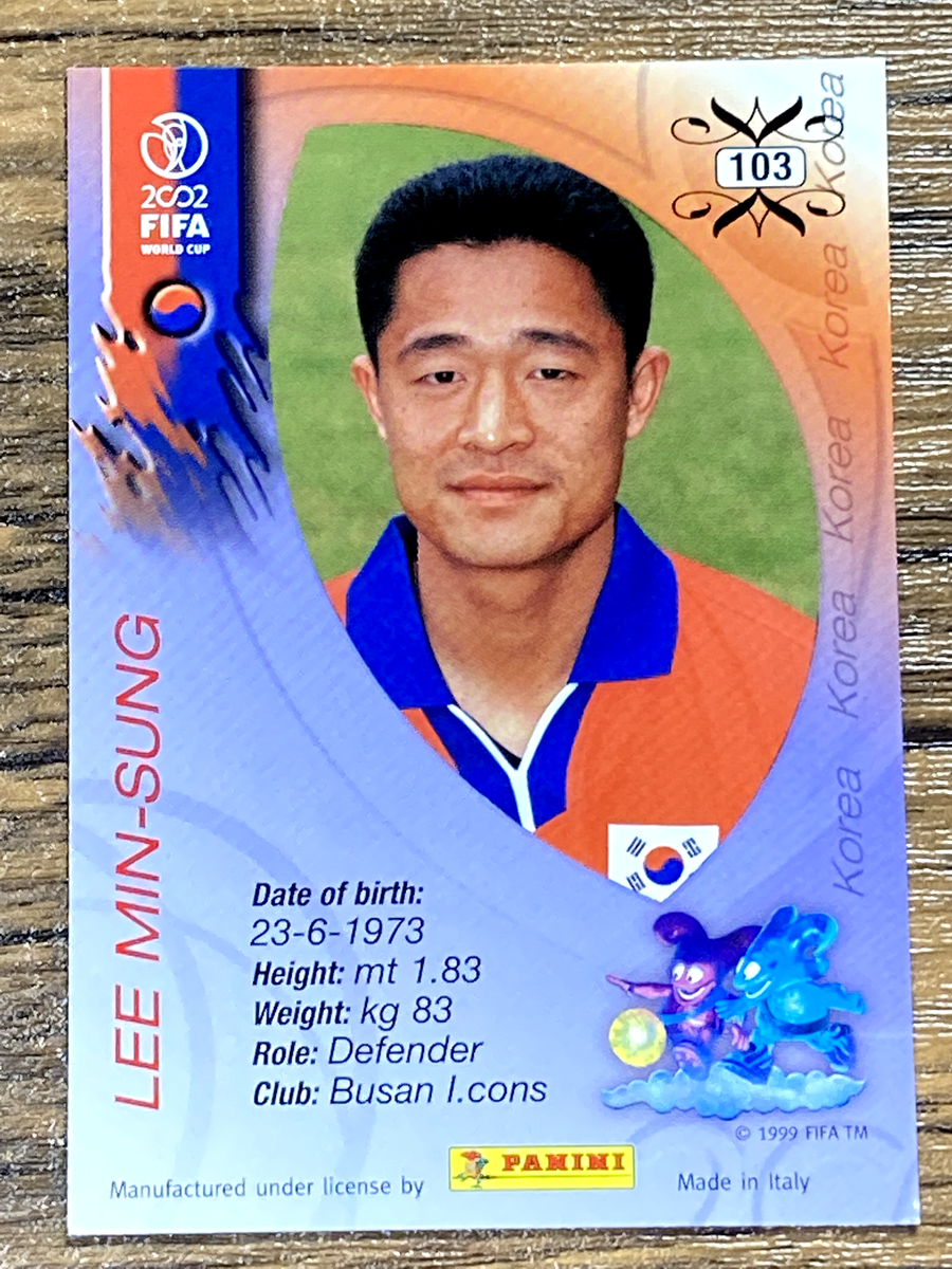 2002 Panini FIFA World Cup Opening Series - Lee Min-Sung #103 for