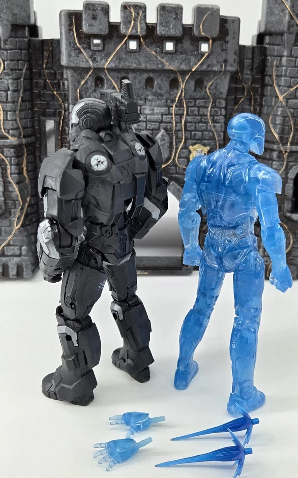 Marvel Legends Avengers Iron Man Hologram & War Machine 6" Action Figures 2 Pack - Image 4 of 4