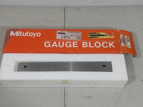 Mitutoyo 611223-541 12" Rectangular Gage Block Grade AS-1 STL Gauge