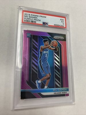2018-19 Panini Prizm Purple MO BAMBA From The Song PSA 5 Invest Pop 1 NONE LOWER