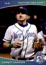 2018 Hartford Yard Goats SGA Grandstand #12 Garrett Hampson Reno Nevada NV Card