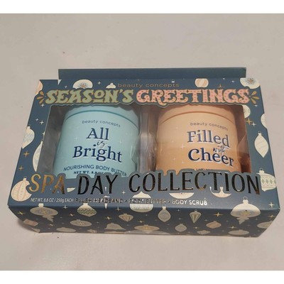 Beauty Concepts Body Scrub and Lotin with Plush Headband Gift Set