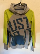 Youth Medium - Nike - Just Do It Logo Hoodie - Thelma-Fit F 