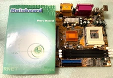 VINTAGE PCCHIPS MB694A VIA VT82C694X P3 CELERON CYRIX S370 ATX MOBO SOUND MBMX63