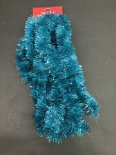 Vintage Teal Iridescent  2 X 12 Christmas Gar...