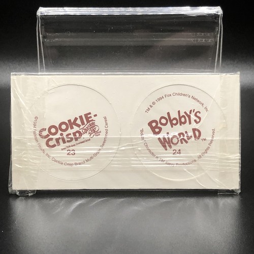 Sealed 💎 1994 COOKIE CRISP BOBBY'S WORLD - POGS - Fox Kid's Network - Foto 3 di 4