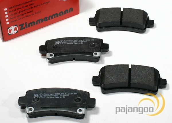 Zimmermann BremsbeläGe Bremsen Hinten Passend FüR Nissan Renault-image