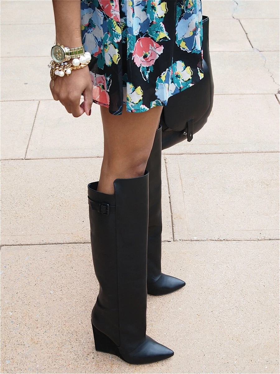Zara wedge sale boots