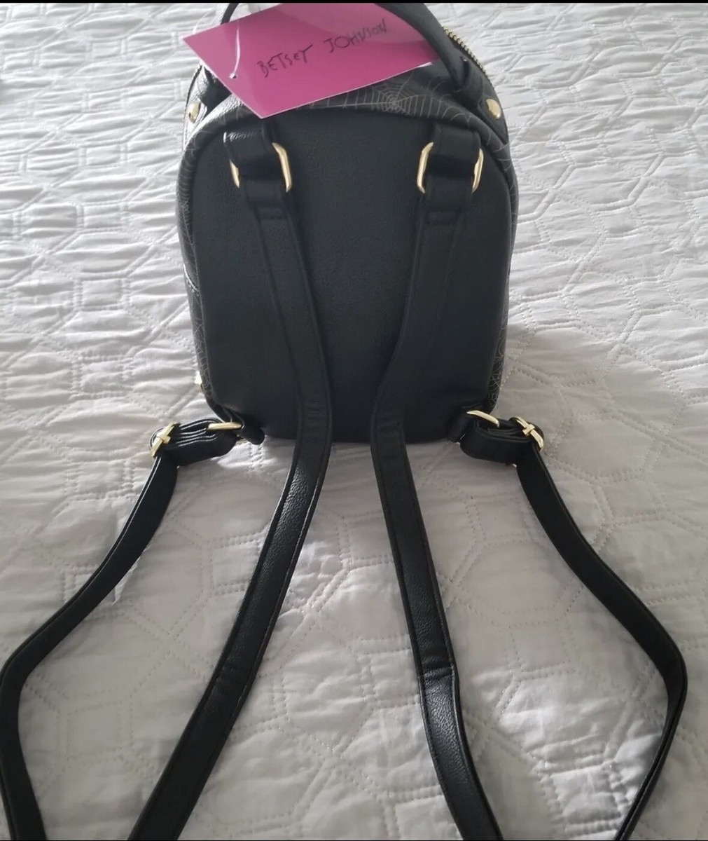 Betsey Johnson Halloween Black Cat Mini Backpack  display picture 3