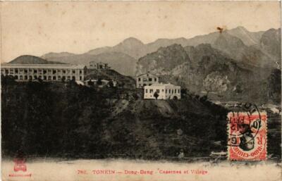 CPA AK VIETNAM TONKIN - DONG DANG - Casernes et Village (716412)